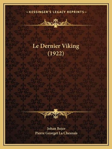 Cover image for Le Dernier Viking (1922)