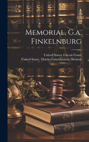 Cover image for Memorial, G.a. Finkelnburg