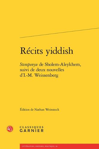 Cover image for Recits Yiddish