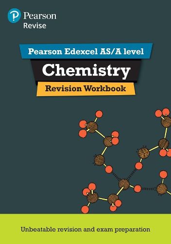 Cover image for Pearson REVISE Edexcel AS/A Level Chemistry Revision Workbook: for home learning, 2022 and 2023 assessments and exams