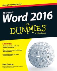 Cover image for Word 2016 For Dummies