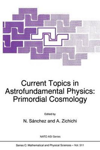 Cover image for Current Topics in Astrofundamental Physics: Primordial Cosmology