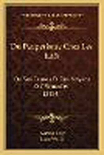 Cover image for Du Pauperisme Chez Les Juifs: de Ses Causes Et Des Moyens D'y Remedier (1854)