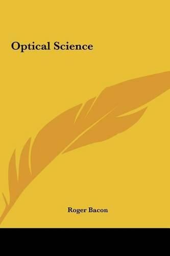 Optical Science Optical Science