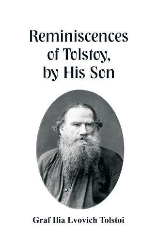 Cover image for Reminiscences of Tolstoy, by His Son