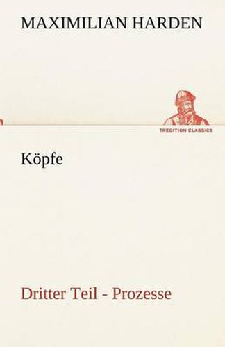 Cover image for Kopfe. Dritter Teil