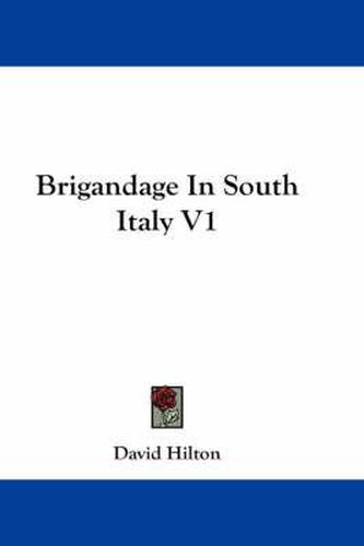 Cover image for Brigandage in South Italy V1