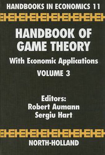 Cover image for Handbook of Game Theory with Economic Applications