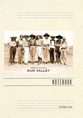 Cover image for Vintage Lined Notebook Greetings from Sun Valley, Cowgirls