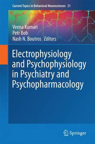 Cover image for Electrophysiology and Psychophysiology in Psychiatry and Psychopharmacology