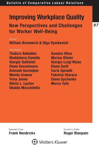 Cover image for Improving Workplace Quality: New Pespectives and Challenges for Worker Well-Being