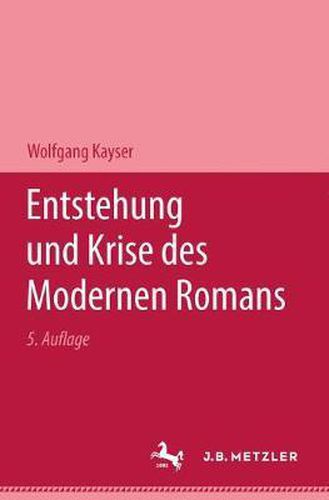 Cover image for Entstehung und Krise des modernen Romans