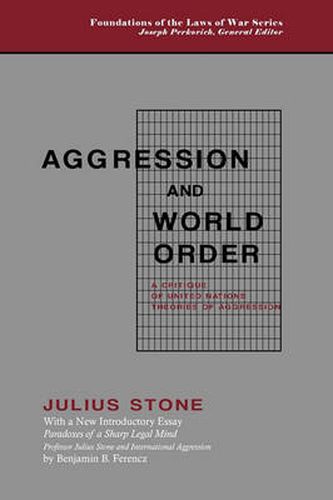 Cover image for Aggression and World Order