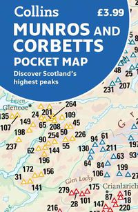 Cover image for Munros and Corbetts Pocket Map: Discover Scotland's Highest Peaks