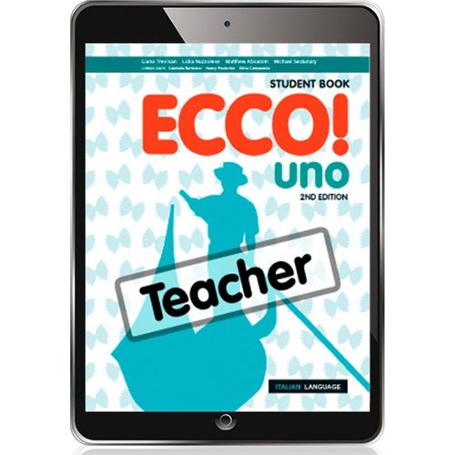 Cover image for Ecco! Uno Teacher eBook with audio download