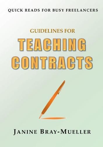 Cover image for Guidelines for Teaching Contracts: Setting Up Payment Rules from the Outset