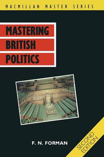 Cover image for Mastering British politics