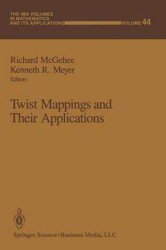 Cover image for Twist Mappings and Their Applications