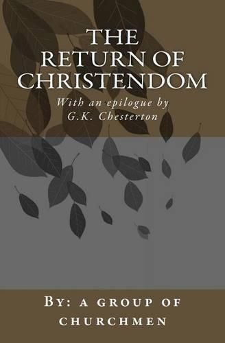 Cover image for The Return of Christendom