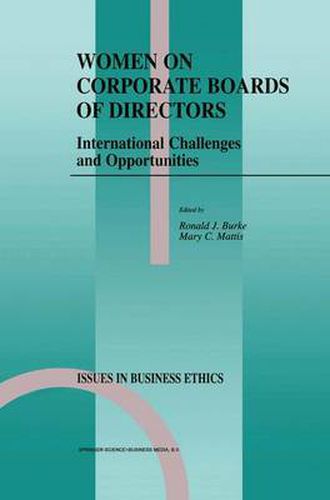 Cover image for Women on Corporate Boards of Directors: International Challenges and Opportunities