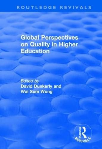 Cover image for Global Perspectives on Quality in Higher Education