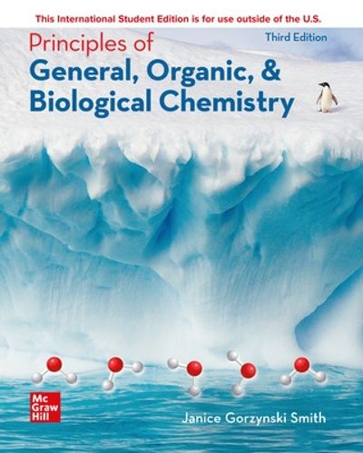 Cover image for ISE Principles of General, Organic, & Biological Chemistry