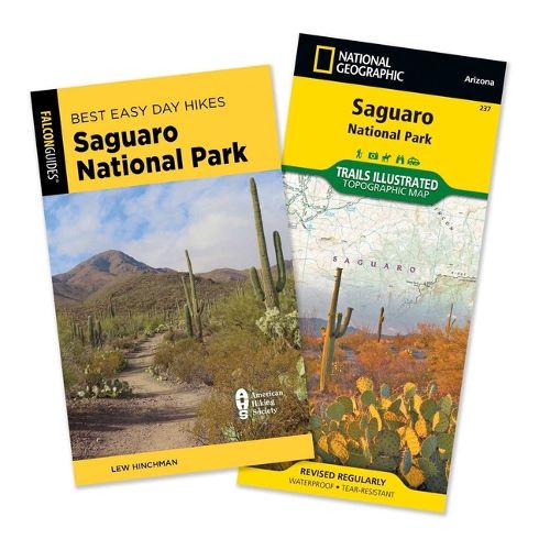 Cover image for Best Easy Day Hiking Guide and Trail Map Bundle: Saguaro National Park