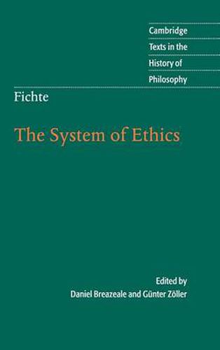 Cover image for Fichte: The System of Ethics