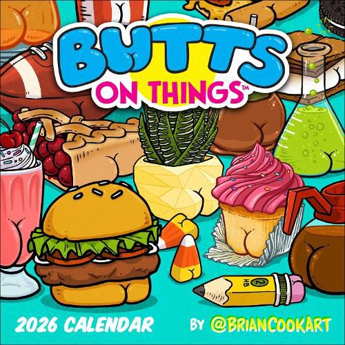 Cover image for Butts on Things 2026 Wall Calendar