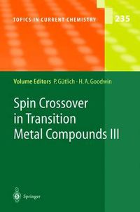 Cover image for Spin Crossover in Transition Metal Compounds III