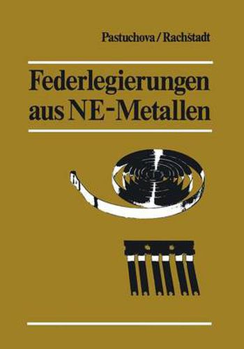 Cover image for Federlegierungen Aus Ne-Metallen: UEbersetzung Aus Dem Russischen