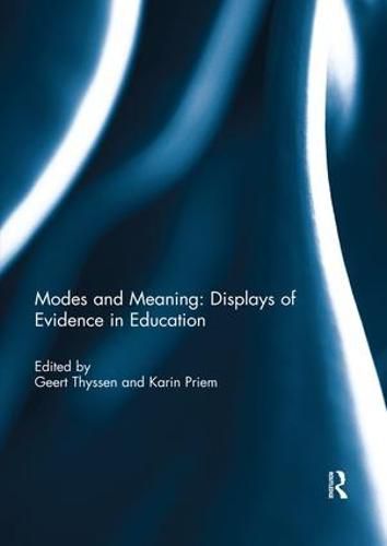 Cover image for Modes and Meaning: Displays of Evidence in Education