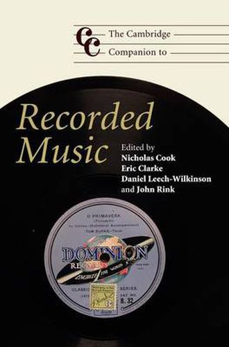 The Cambridge Companion to Recorded Music