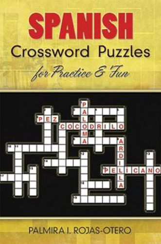 Cover image for Spanish Crossword Puzzles for Practice and Fun