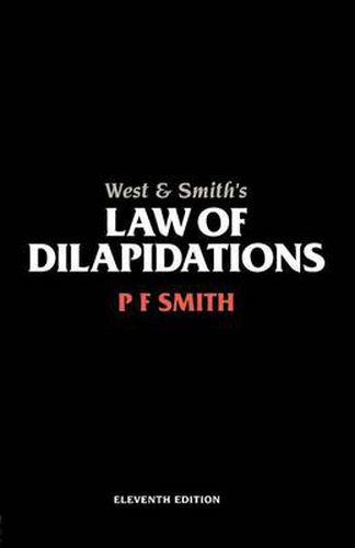 Cover image for West & Smith's Law of Dilapidations