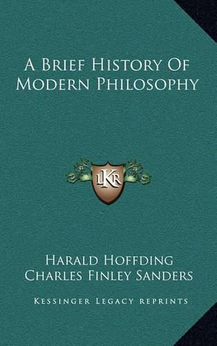 A Brief History of Modern Philosophy