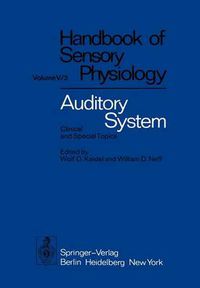 Cover image for Auditory System: Clinical and Special Topics