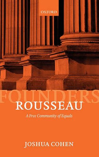 Cover image for Rousseau: A Free Community of Equals