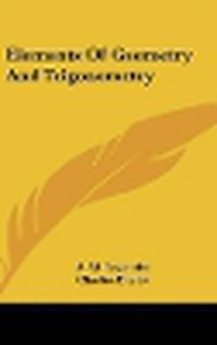 Cover image for Elements Of Geometry And Trigonometry