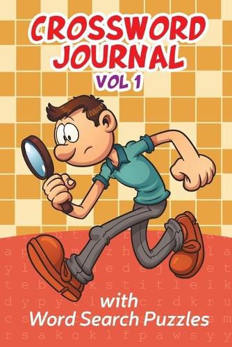 Cover image for Crossword Journal Vol 1 with Word Search Puzzles