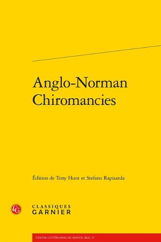 Cover image for Anglo-Norman Chiromancies