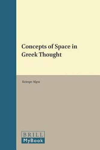 Cover image for Concepts of Space in Greek Thought