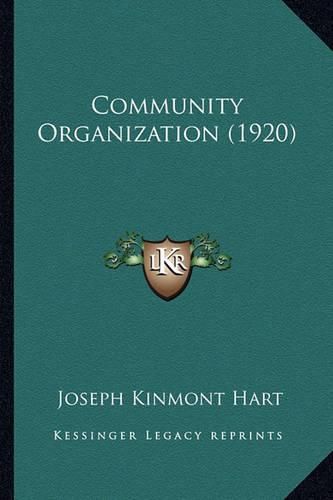 Community Organization (1920)