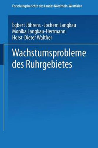 Cover image for Wachstumsprobleme Des Ruhrgebietes