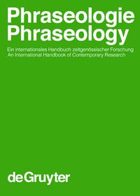 Cover image for Phraseologie