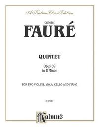 Cover image for Quintet in D Minor, Op. 89