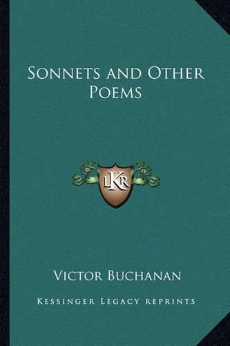 Cover image for Sonnets and Other Poems