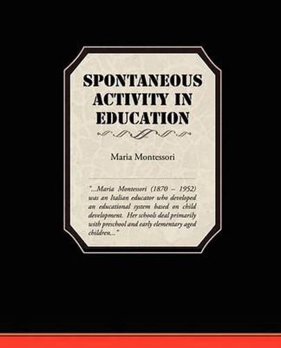 Cover image for Spontaneous Activity In Education