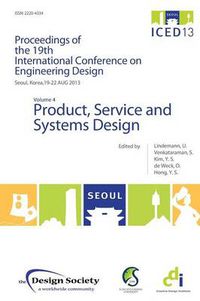 Cover image for Proceedings of ICED13 Volume 4: Product, Service and Systems Design