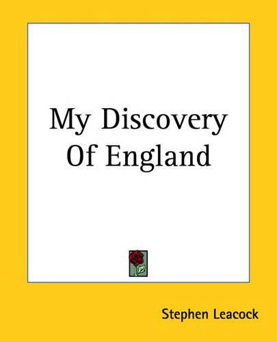 Cover image for My Discovery Of England